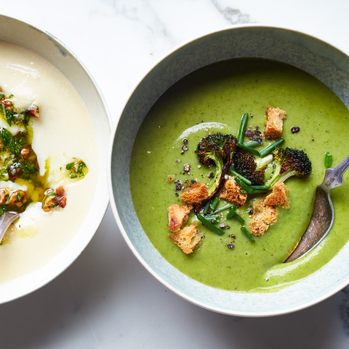 4: broccoli soup.